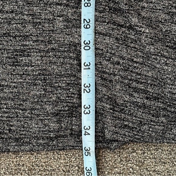 GAP Outlet Stretch Knit Shimmer Dress Sz M Gray - Picture 9 of 10